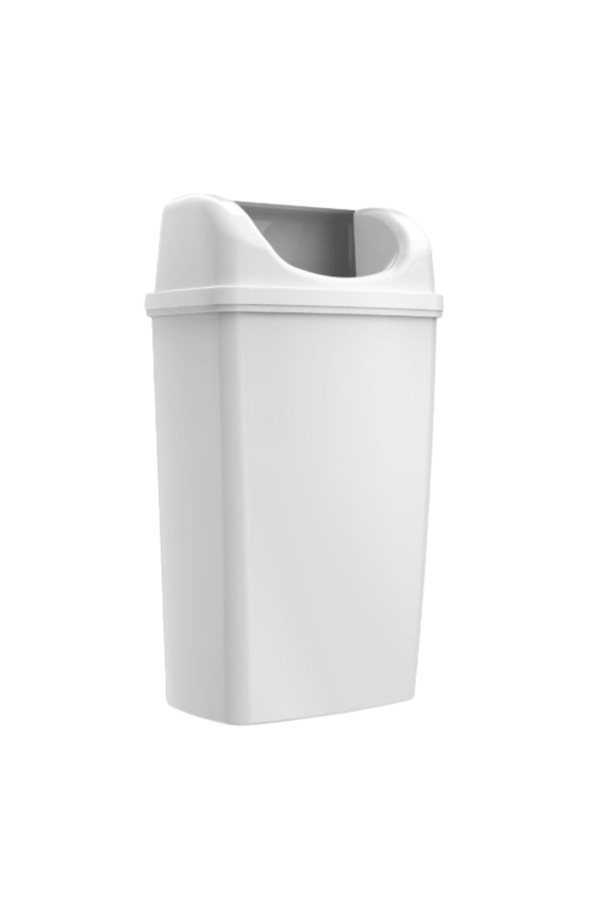 RULOPAK Duvara Monte Çöp Kovası 50 Litre Beyaz