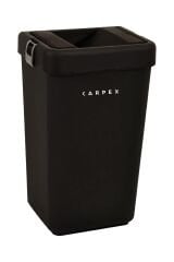 CARPEX Kapaklı Çöp Kovası 8 LT Siyah