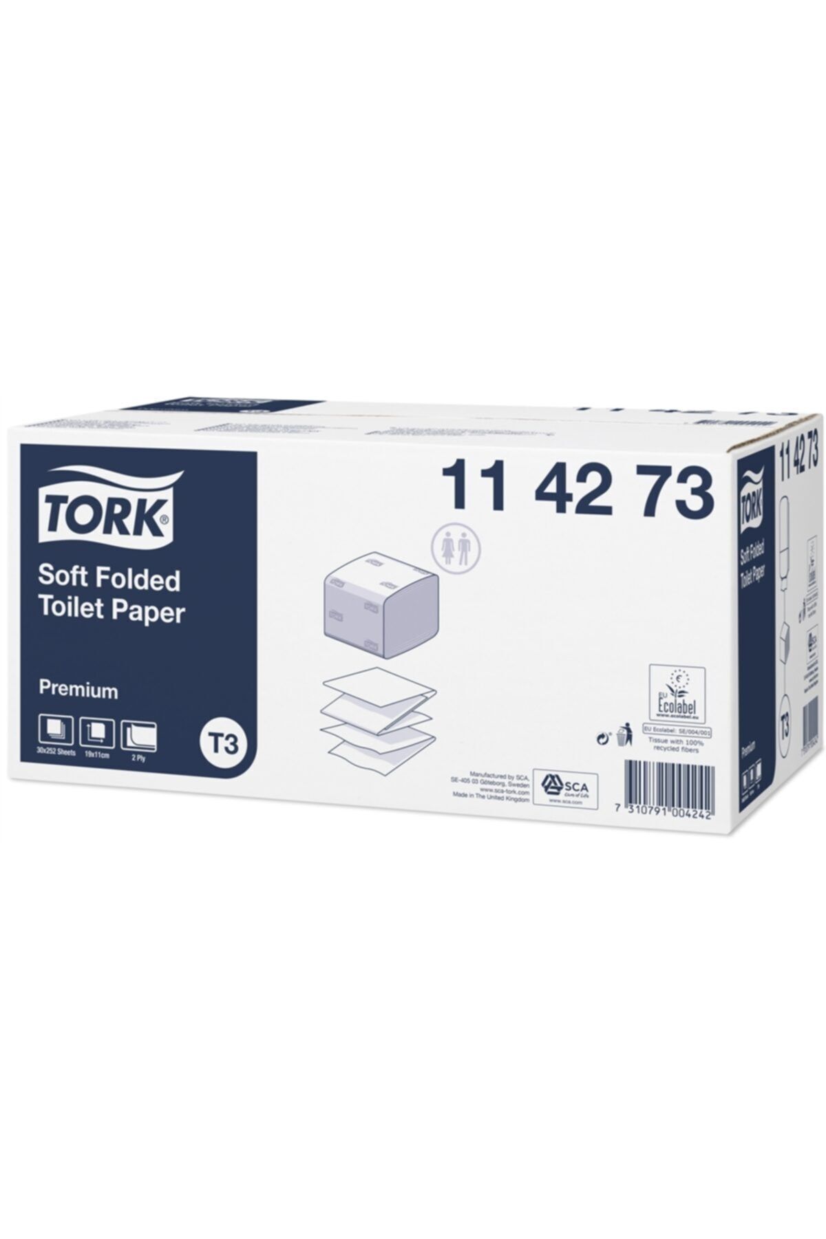 TORK C Katlamalı Tuvalet Kağıdı Premium 252Yp x 30'Lu 1 Koli