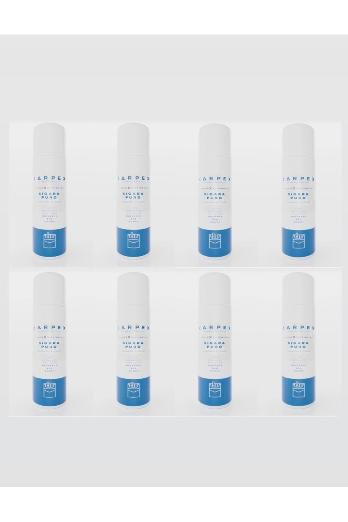 CARPEX sigara puro kötü koku giderici sprey 500 ml x 8 adet