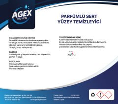 AGEX HİJYEN ÇİÇEK KOKULU YÜZEY TEMİZLEYİCİ 20 LT