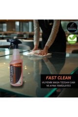 FAST CLEAN Yüzey Temizlik Solüsyonu Hijyenik Masa Tezgah Cam ve Ayna Temizleyici 750ML
