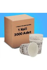 KARTON BARDAK 7 OZ 3000(Adet) Beyaz